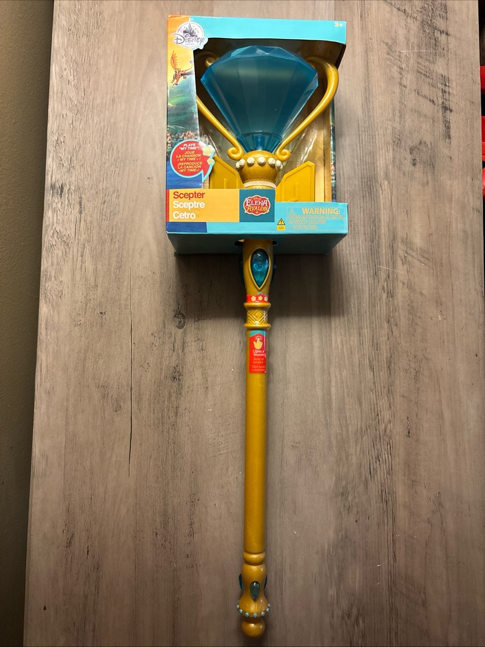 Disney Store Magical Scepter Elena of Avalor Power Wand Lights & Sounds Sword